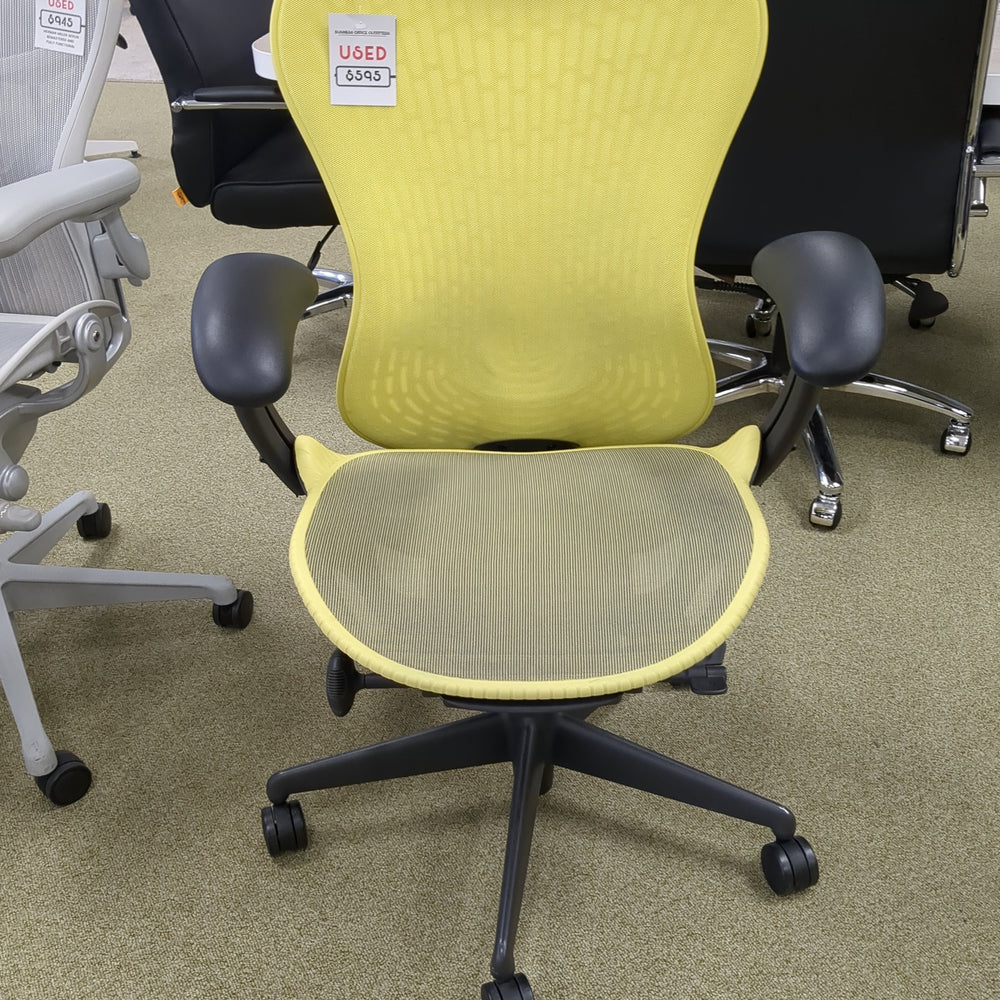 Yellow Herman Miller Mirra Chair - Product Photo 2