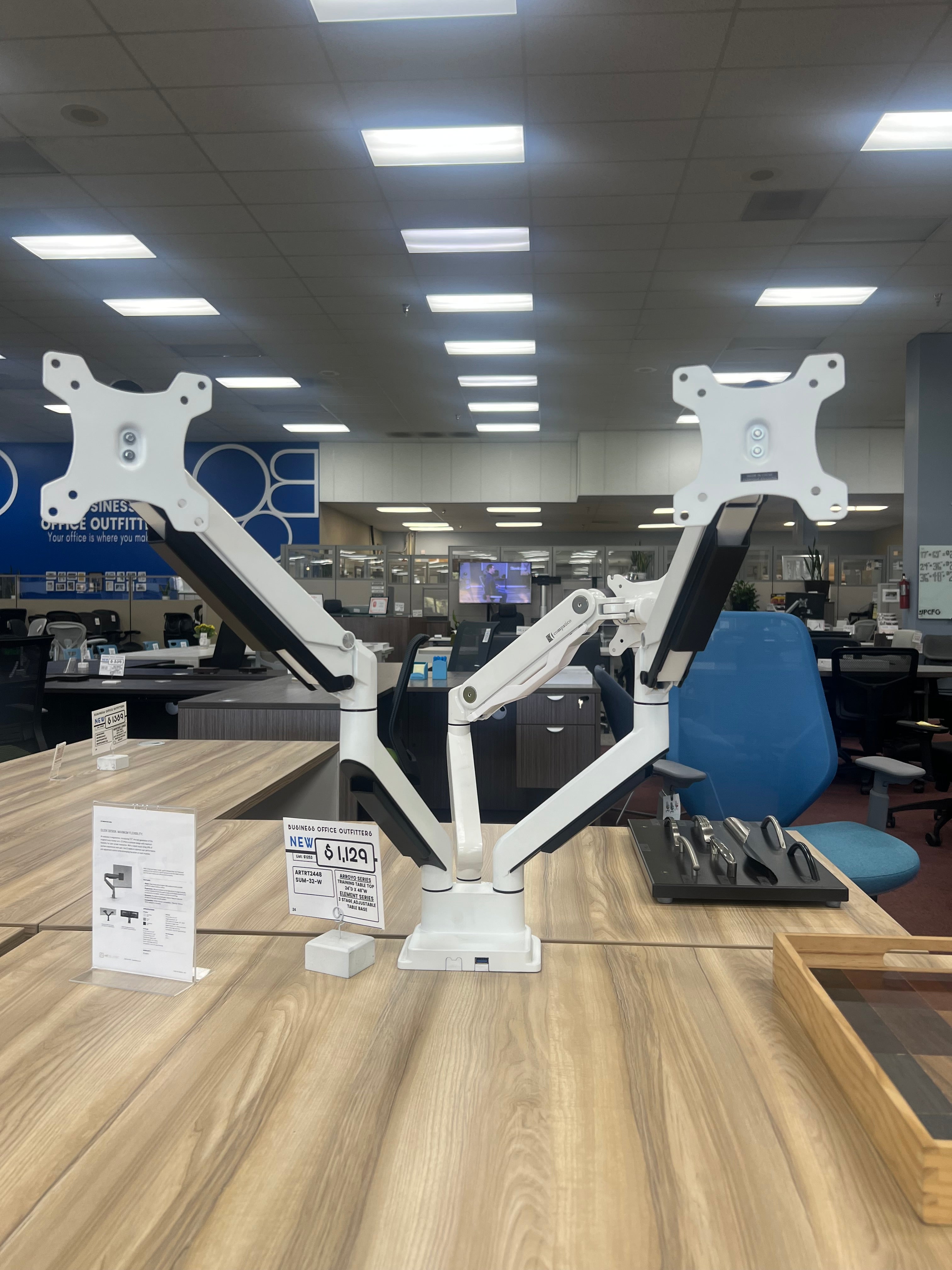 Compatico Ascend Series Dual Monitor Arms