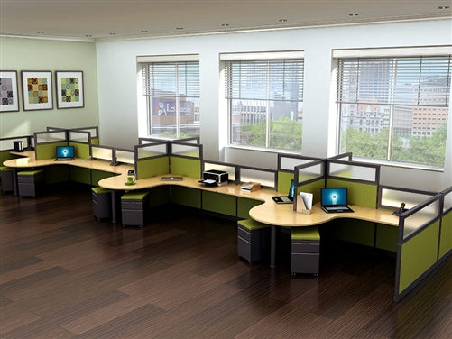 Used Modular Office Cubicle Workstations - Product Photo 1