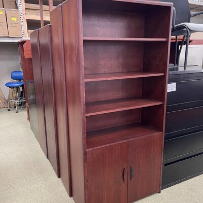 Bookcase with storage cabinet