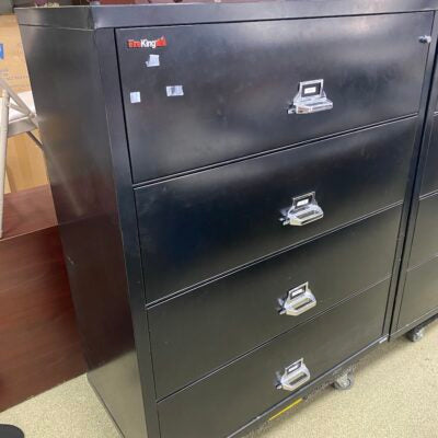 4-Drawer Lateral Fireproof File Cabinets 44"
