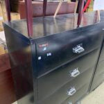 44-inch wide lateral file cabinet with fireproofing and four drawers