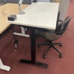 3-stage Sit Stand Table with top