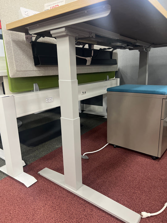 USED Classic Oak Color Sit Stand