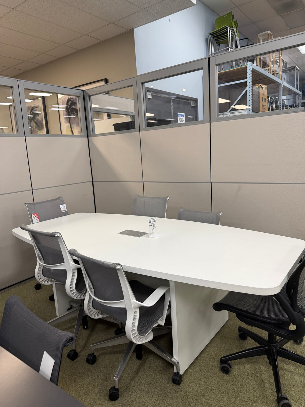 Pacific Coast 8’ Boat shape Conference Table
