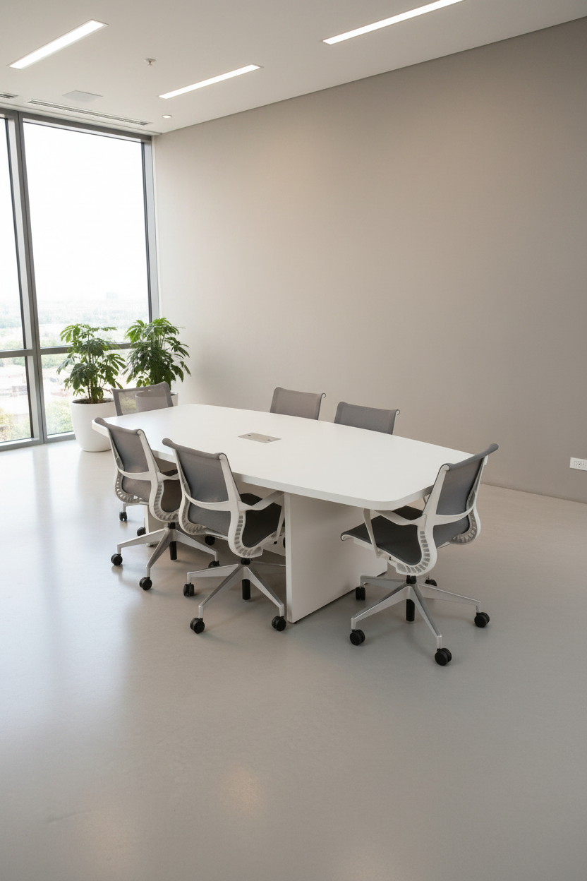 Pacific Coast 8’ Boat shape Conference Table