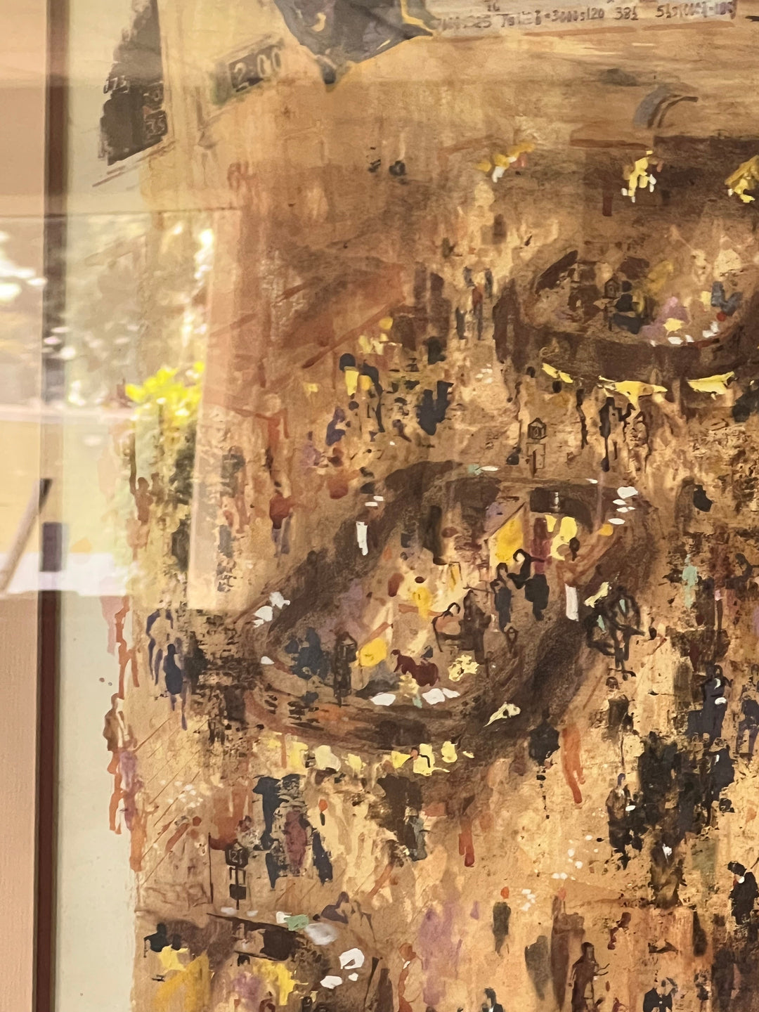 Leroy Neiman Stock Market Painting - Image 6