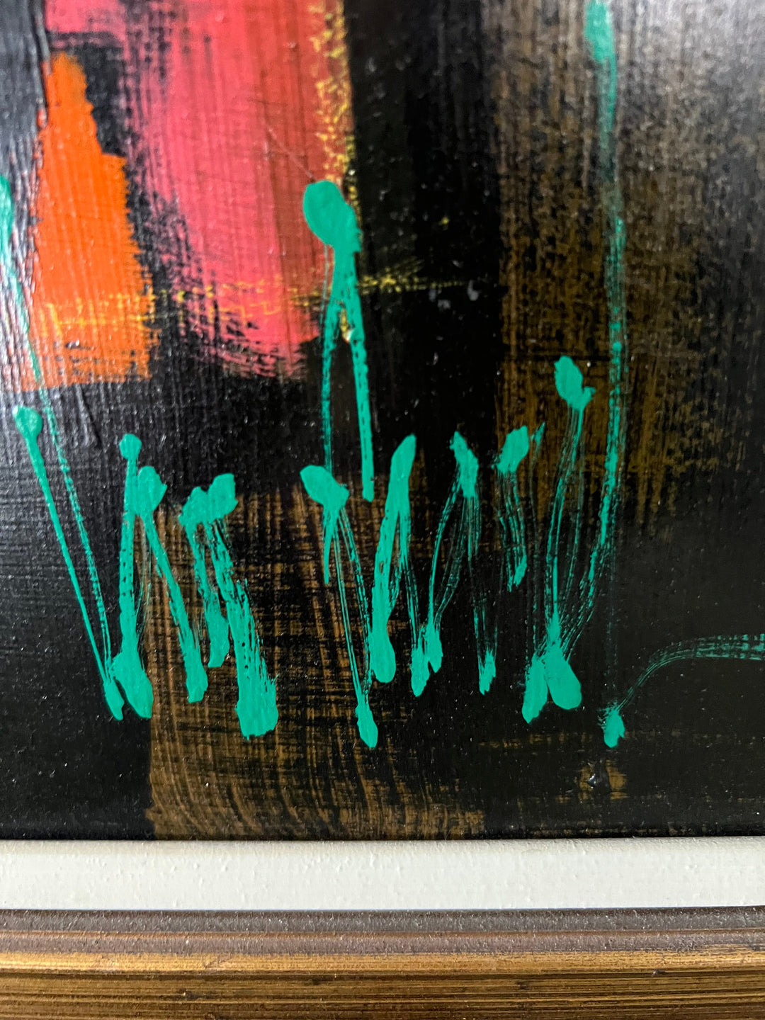 Warm Color Guitar Painting - Image 3
