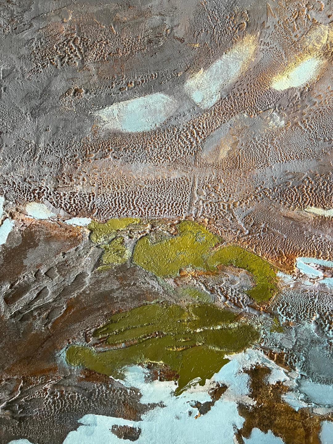 Ethel Greene Texture Painting - Image 2