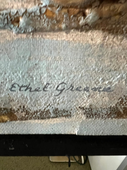 Ethel Greene Texture Painting - Image 3