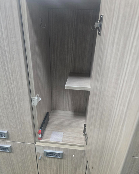 Pre-Owned Double Lockers with StealthLock 60"X 12" $295