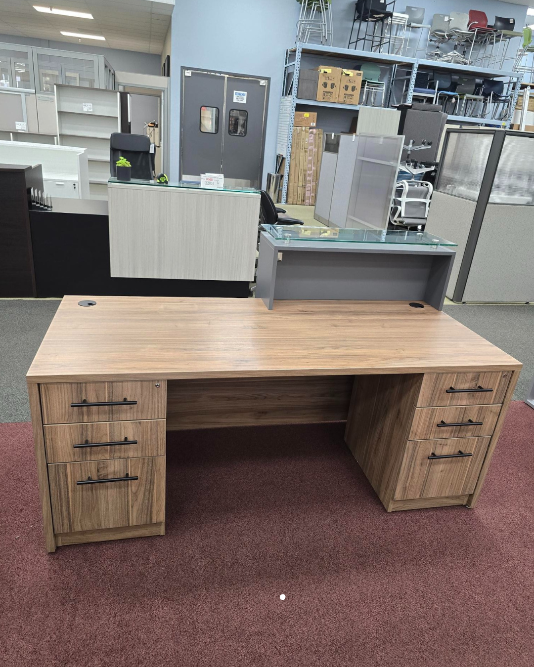 Pre-Owned Reception Desk 72" X 30" $1295