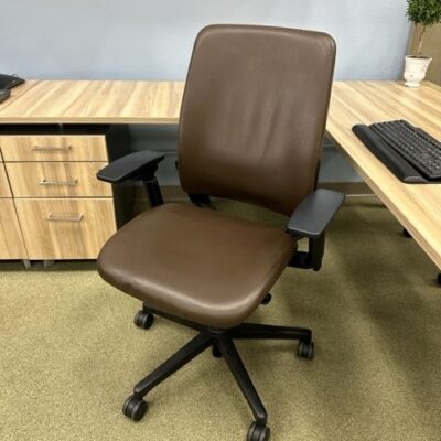 Steelcase Amia Leather Office Chair - Product Photo 1