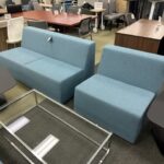 Steelcase Turnstone campfire lounge couches and club chairs